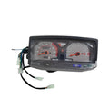 Black alloy motorcycle speedometer suitable for Cgl125 with clear dial face