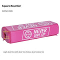 Square barbell protection mat in Cherry Blossom powder colour for waist support during fitness training