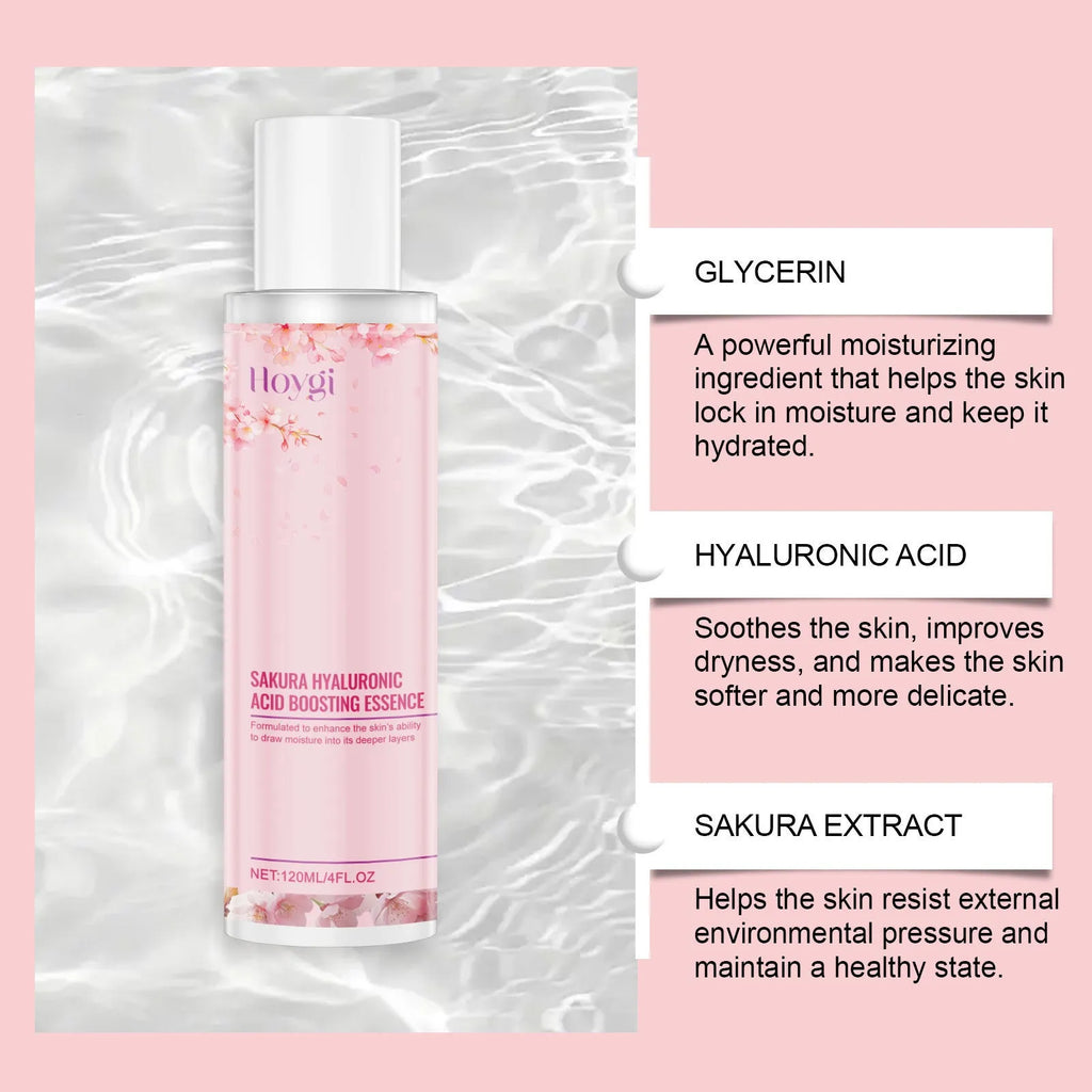 120ml Hyaluronic Acid Skin Moisturising Lotion bottle with cherry blossom extract