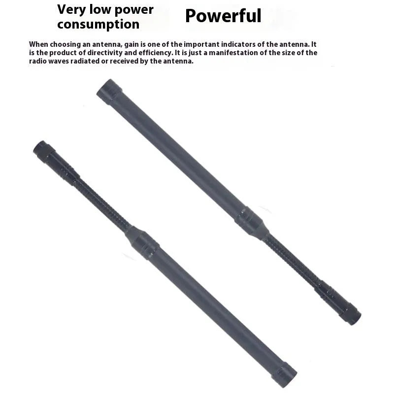 High gain gooseneck antenna 8DBI 600-6000MHz omnidirectional fibreglass epoxy SMA interface