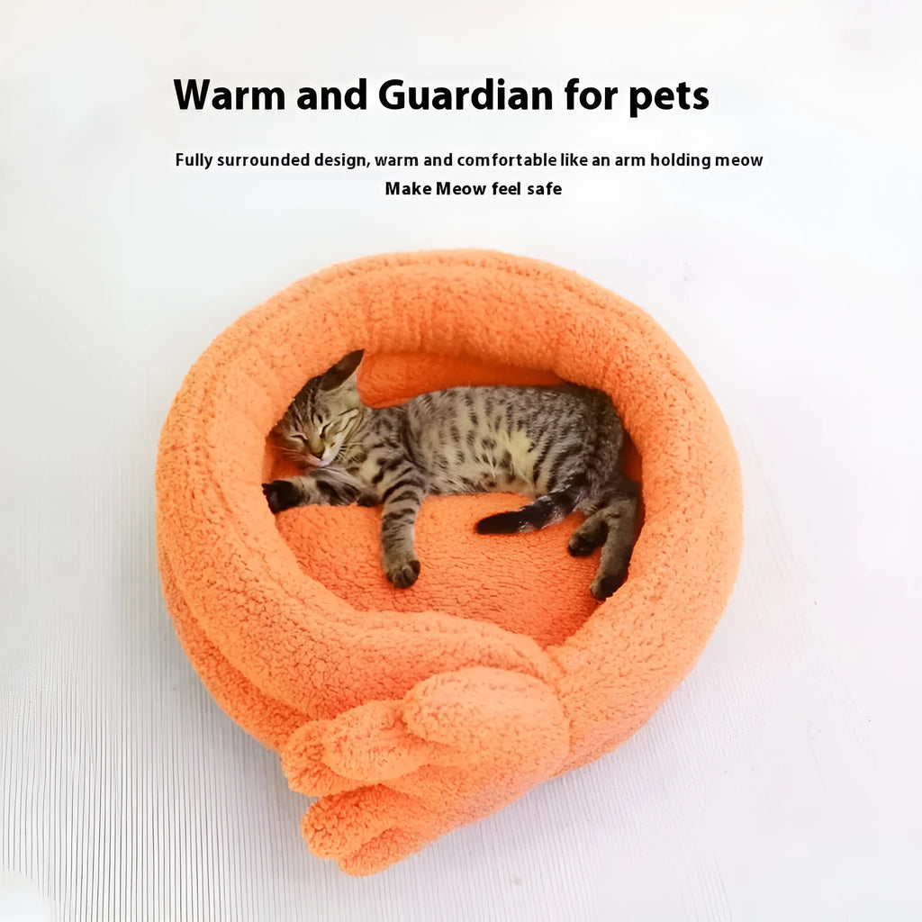 Yellow thickened plush pet kennel mattress measuring 48 by 20 centimetres