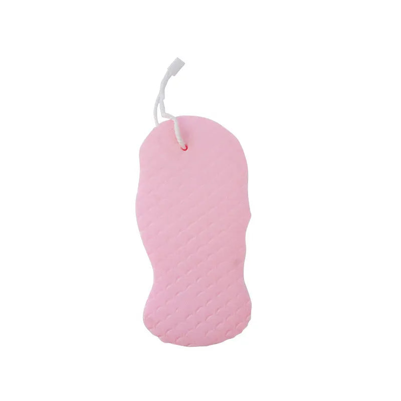 White 3D fish scale pattern bath sponge ball for gentle body exfoliation in the shower.