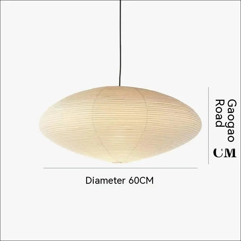 Modern paper chandelier pendant lamp in three diameter sizes with three colour lighting