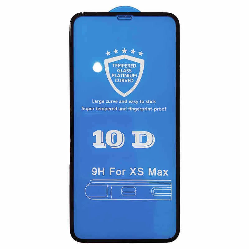 Tempered glass screen protector for iPhone 12 Mini, front film, 10D black or white, HD anti-scratch