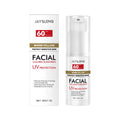 30g bottle of lightweight sunscreen with hyaluronic acid and Centella asiatica extract