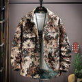 Lapel shirt coat with long sleeves and straight hem in various colour options