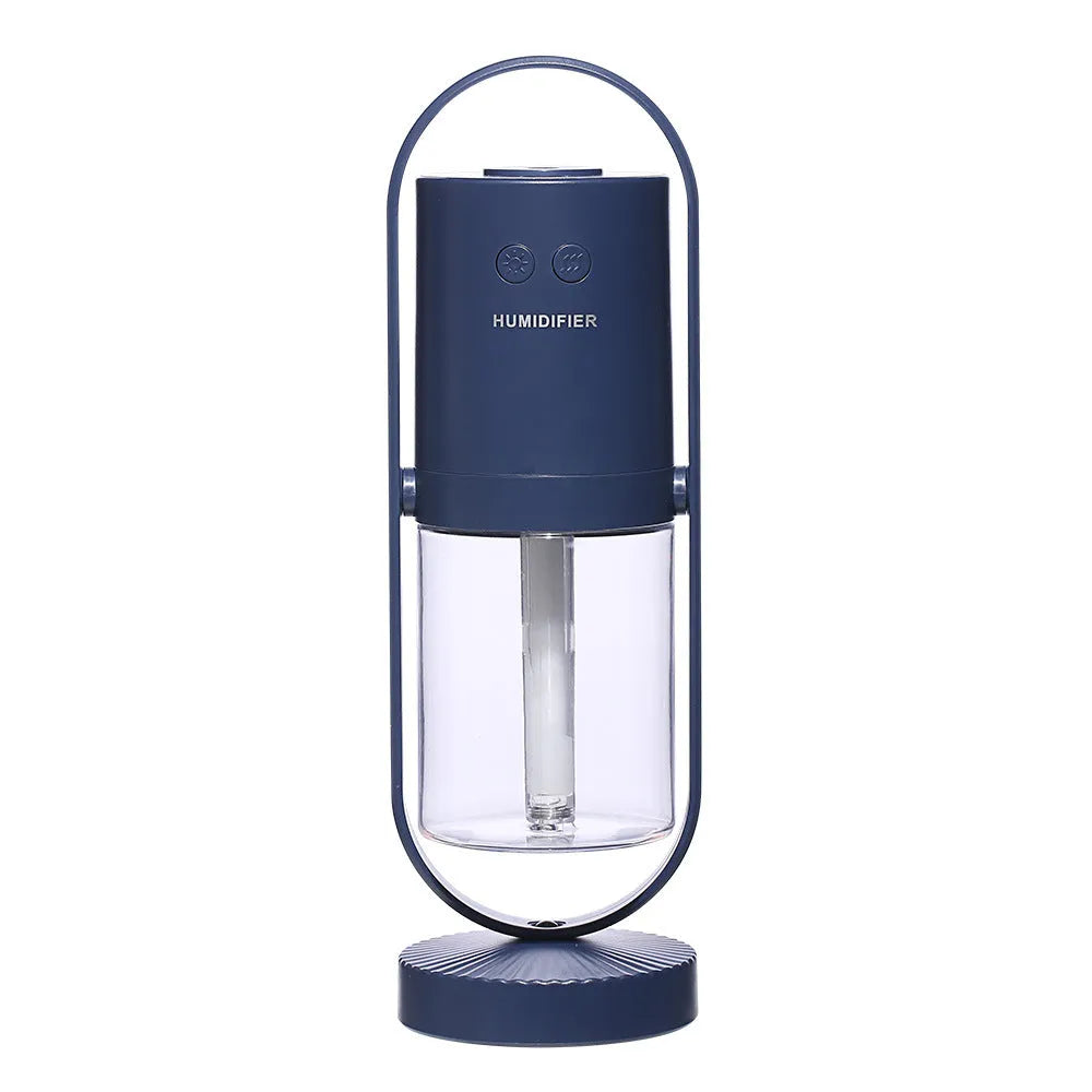Magic Shadow USB air humidifier with projection lights in pink, blue, or white colours