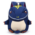3D animal nylon backpack for young children, 21x29cm, cartoon cute design, available in five colours