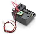 Black electronic smoke box accessory for model tanks and military diorama displays