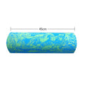 Aomardon camouflage EVA foam yoga roller for muscle massage, 45cm or 60cm, blue-green or pink-blue
