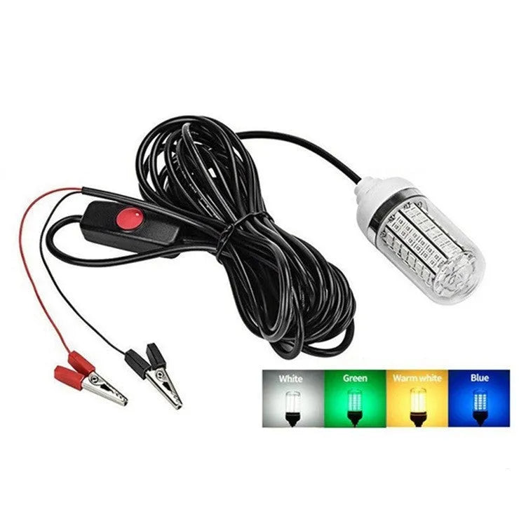 Waterproof fishing light with 108 beads 2835 LEDs green colour ABS shell IP65 for sea fishing