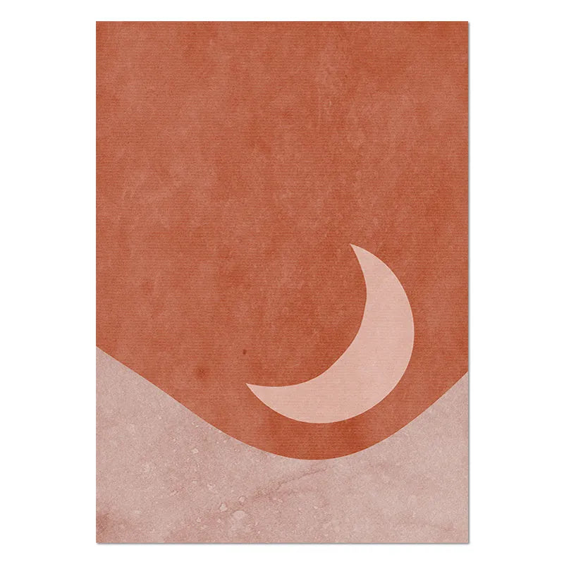 Pink abstract canvas art micro-jet painting with PS foam and aluminium alloy frame for living room wall decor