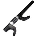 Car anti-theft steering wheel U-lock with combination dial in alloy steel construction