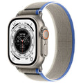 Wild Diameter nylon Apple Watch replacement strap with single ring buckle in multiple colour options.