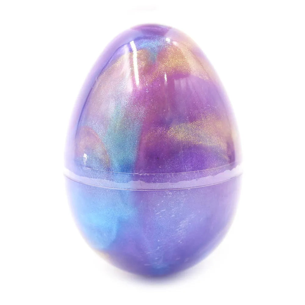 Crystal soft slime ball in blue and green colours made of resin, 50g weight