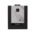 Wireless noise reduction bluetooth headset in Black with cushioned ear pads and adjustable headband