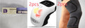 Intelligent kneading heating knee massager with infrared and vibration, rechargeable via USB, in Set colour option