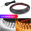 Yellow white LED pedal streamer light for car side steering wheel illumination with flexible PVC FPC cable