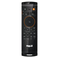 F10 Deluxe black wireless air mouse remote control with USB receiver