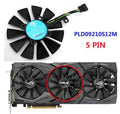 ASUS ROG Strix graphics card replacement cooling fan with 4-pin connector