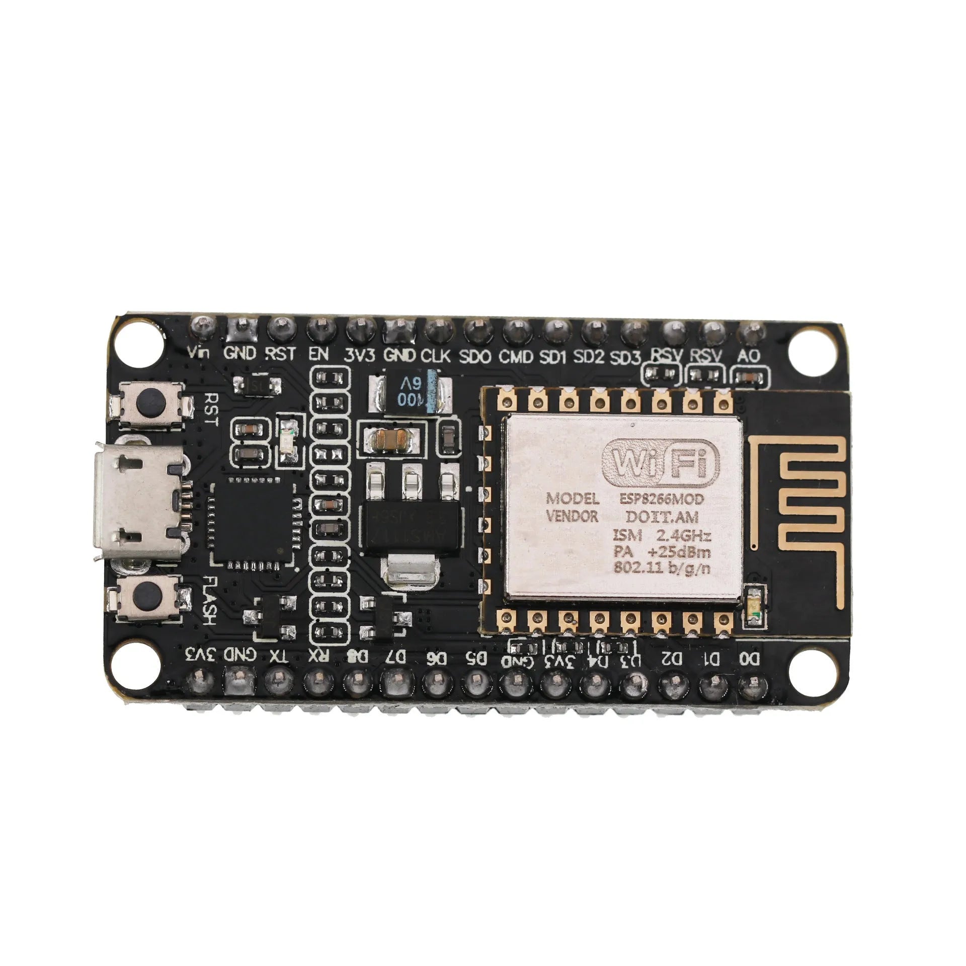 NodeMcu Lua WIFI development board with ESP8266 module and CH340G interface chip