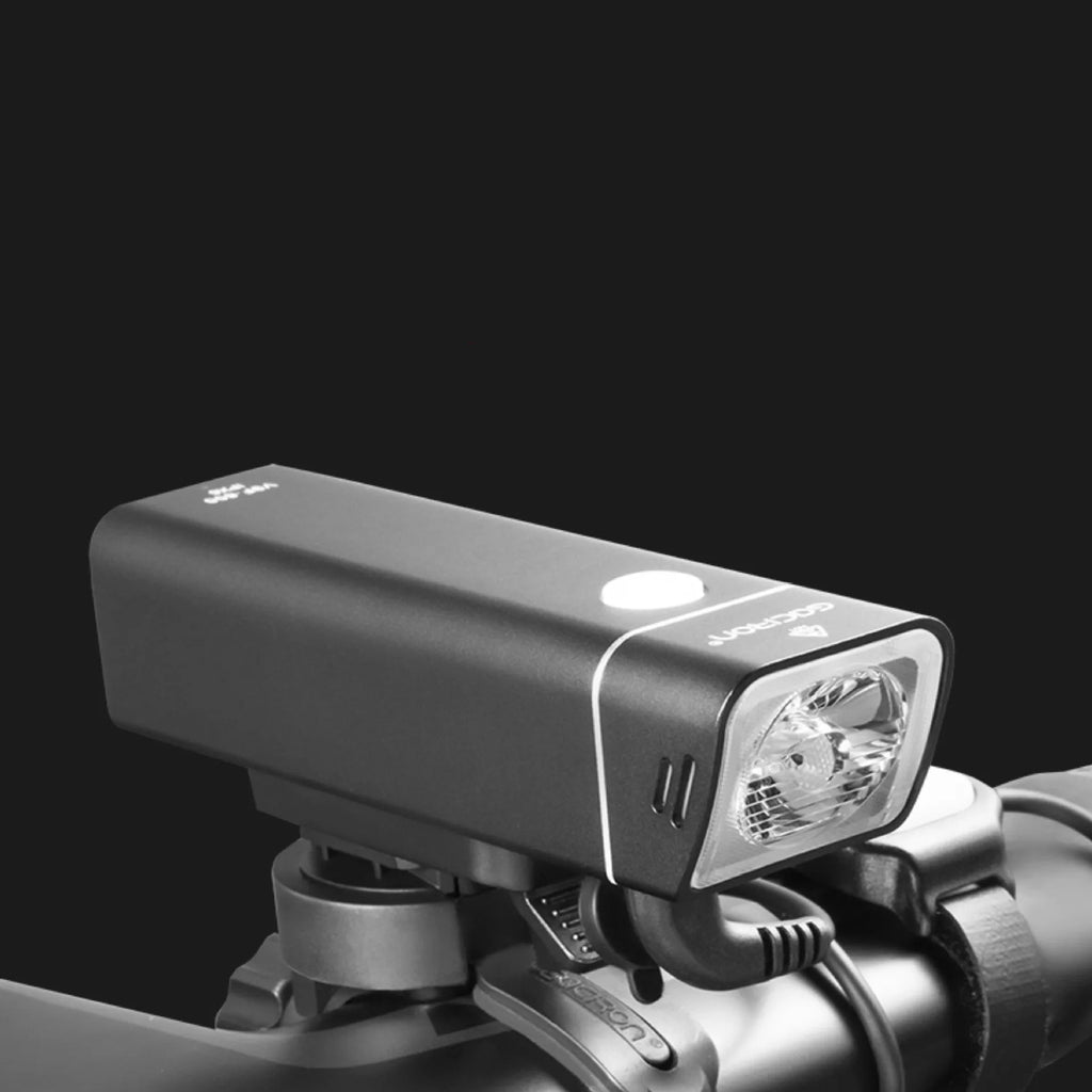 CREE XPG3 600 lumen IPX6 black aluminium alloy bicycle headlight with 18650 battery
