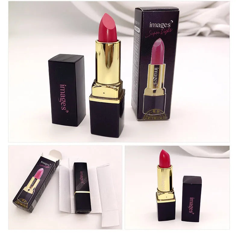 Moisturising lipstick lip gloss stick in choice of 10 colours including coral red and barbie pink