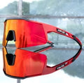 TR90 semi-rimless cycling glasses with photo colour frame and 4 lens set for road and mountain bike riding