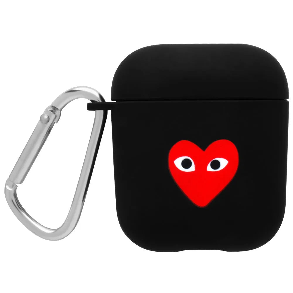AirPods case cover in PC plastic with decorative styles compatible with iPhone wireless headsets