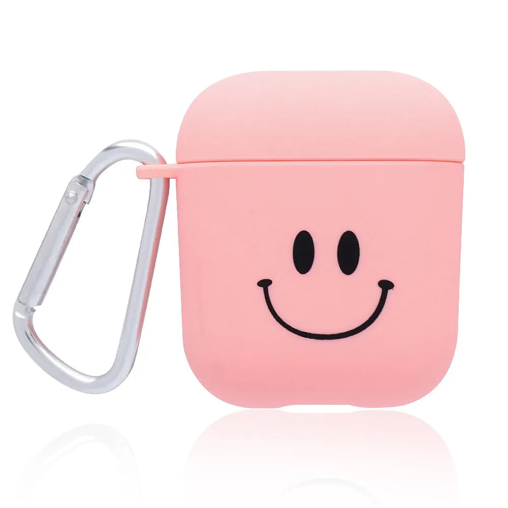 AirPods case cover in PC plastic with decorative styles compatible with iPhone wireless headsets