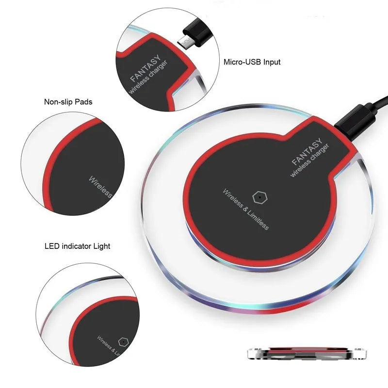 Qi wireless charging receiver module for Samsung Galaxy S8 S8 Plus and iPhone compatibility
