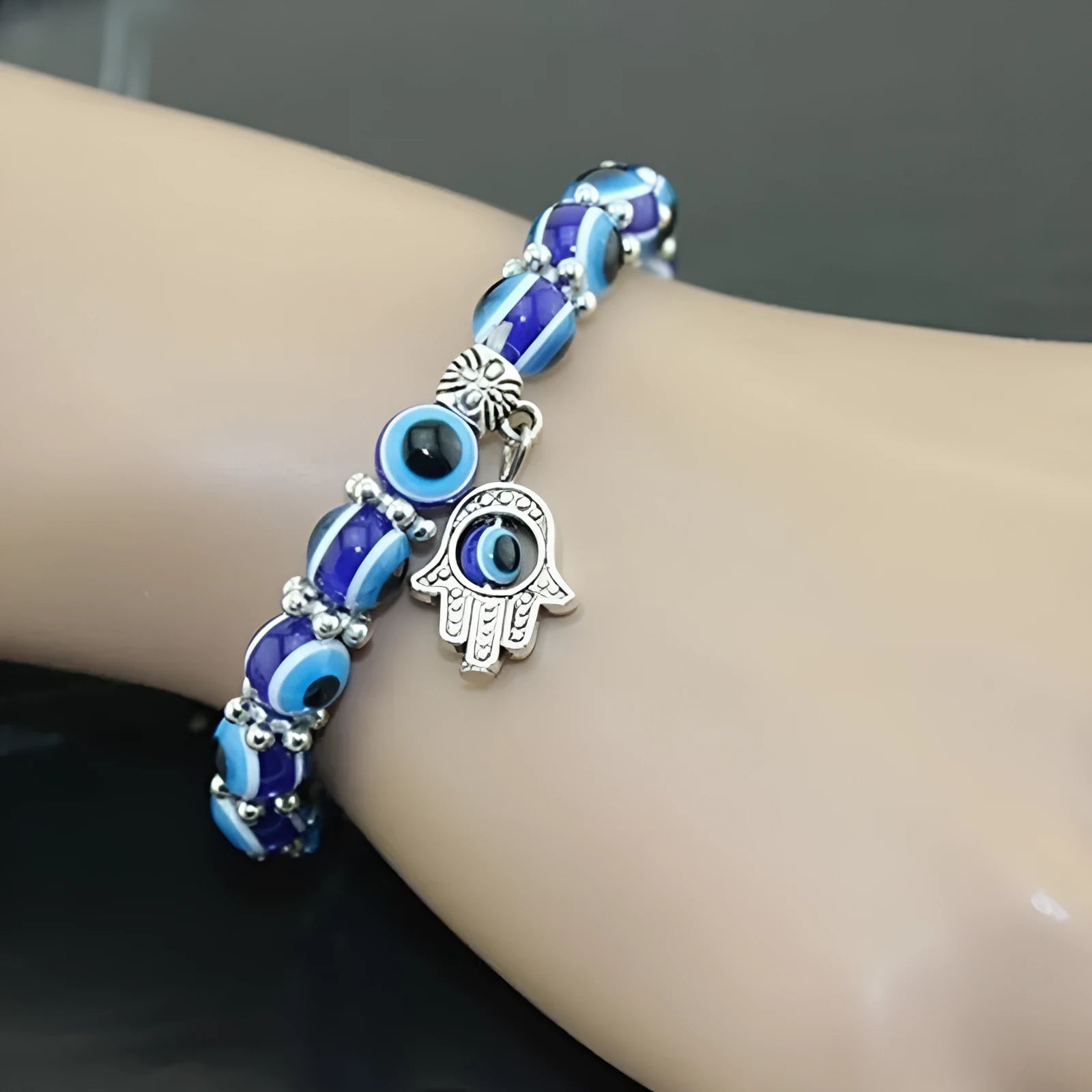 Geometric unisex alloy bracelet with baking varnish finish in ethnic style featuring owl design option