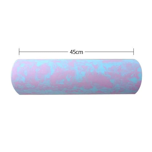 Aomardon camouflage EVA foam yoga roller for muscle massage, 45cm or 60cm, blue-green or pink-blue