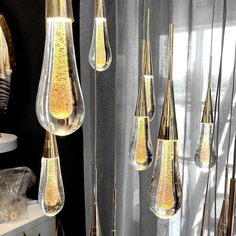 Postmodern crystal chandelier single head short design with 27cm height and adjustable cord