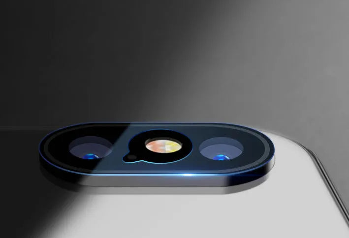 Glass fibre camera lens protective film for Apple iPhone models with anti-scratch surface