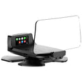 Black car HUD head-up display projector with OBD connector and CarplayY connectivity