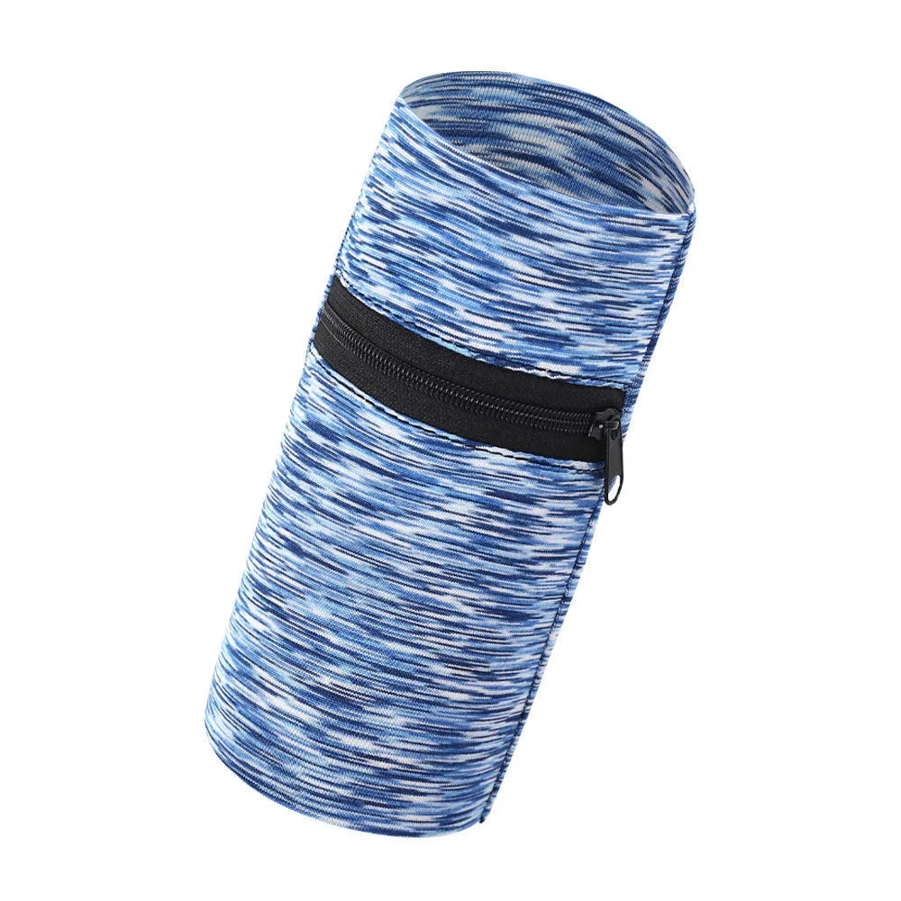 Large capacity running arm phone bag in multiple colours including black, blue, orange, and striped patterns
