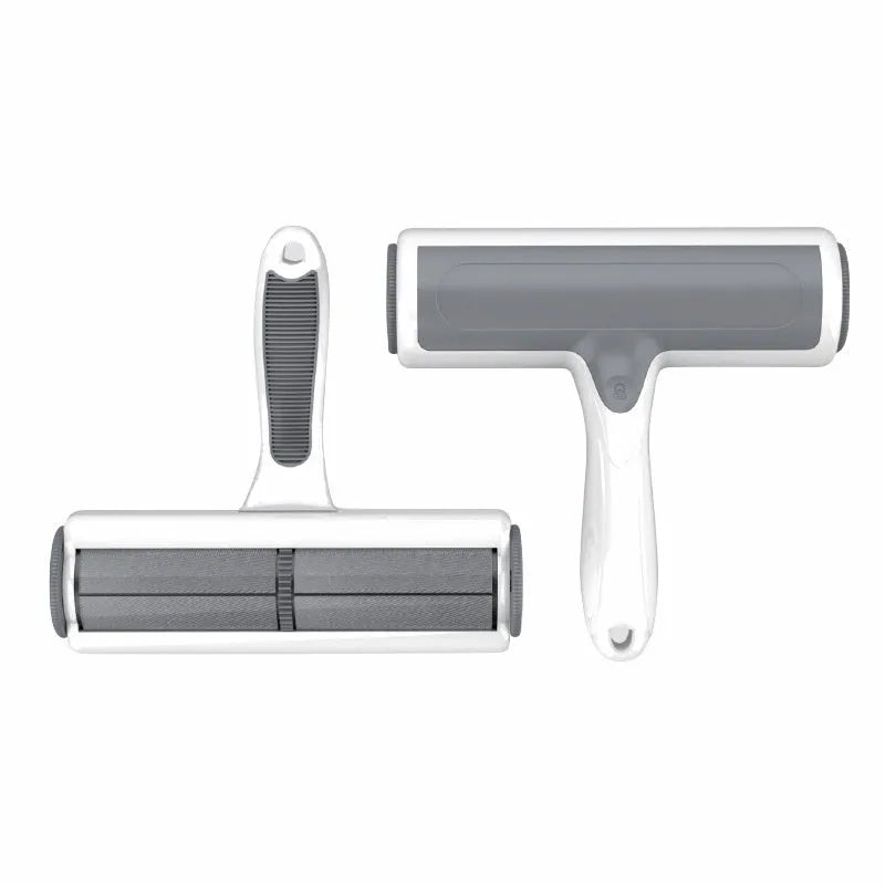 Automatic two-way sofa lint roller for pet hair removal in green, blue, or grey white