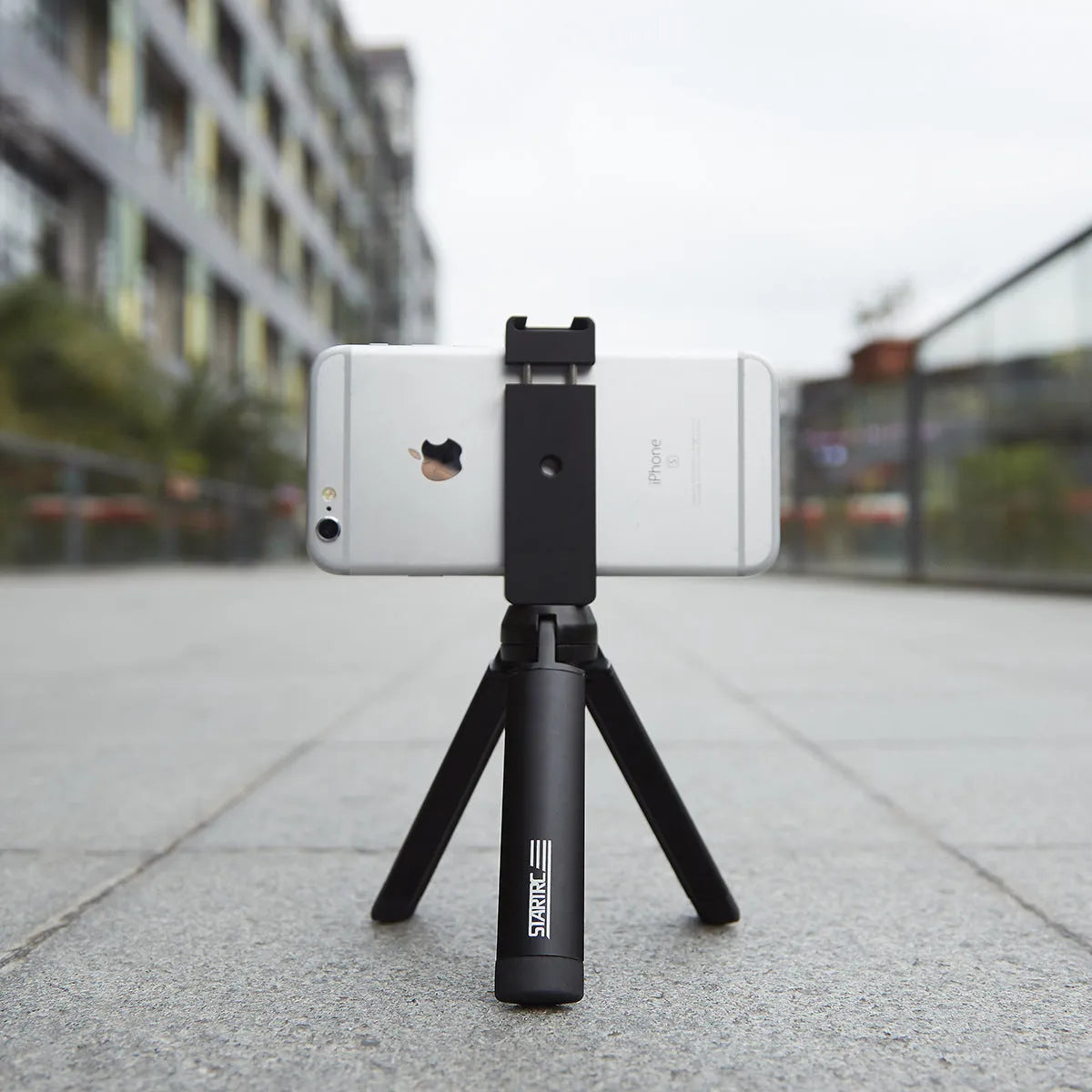 Aluminium alloy handheld bracket accessory for mounting Apple iPhone to table top tripod