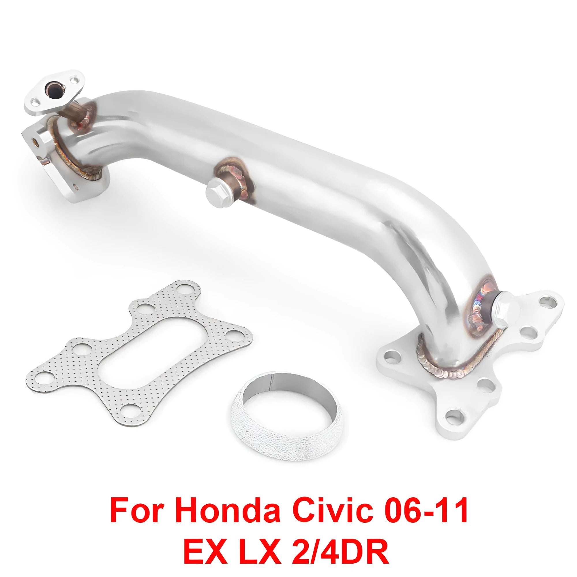 Stainless steel front exhaust pipe for 2006-2011 Honda Civic 1.8L direct fit car modification part