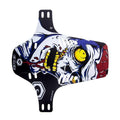 Off road bike mud flaps in colour option 1 mounted on mountain bike
