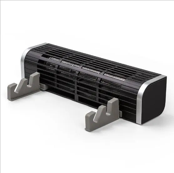 Cooler Master U3 Plus black notebook cooler with three adjustable fans on a steel mesh platform.