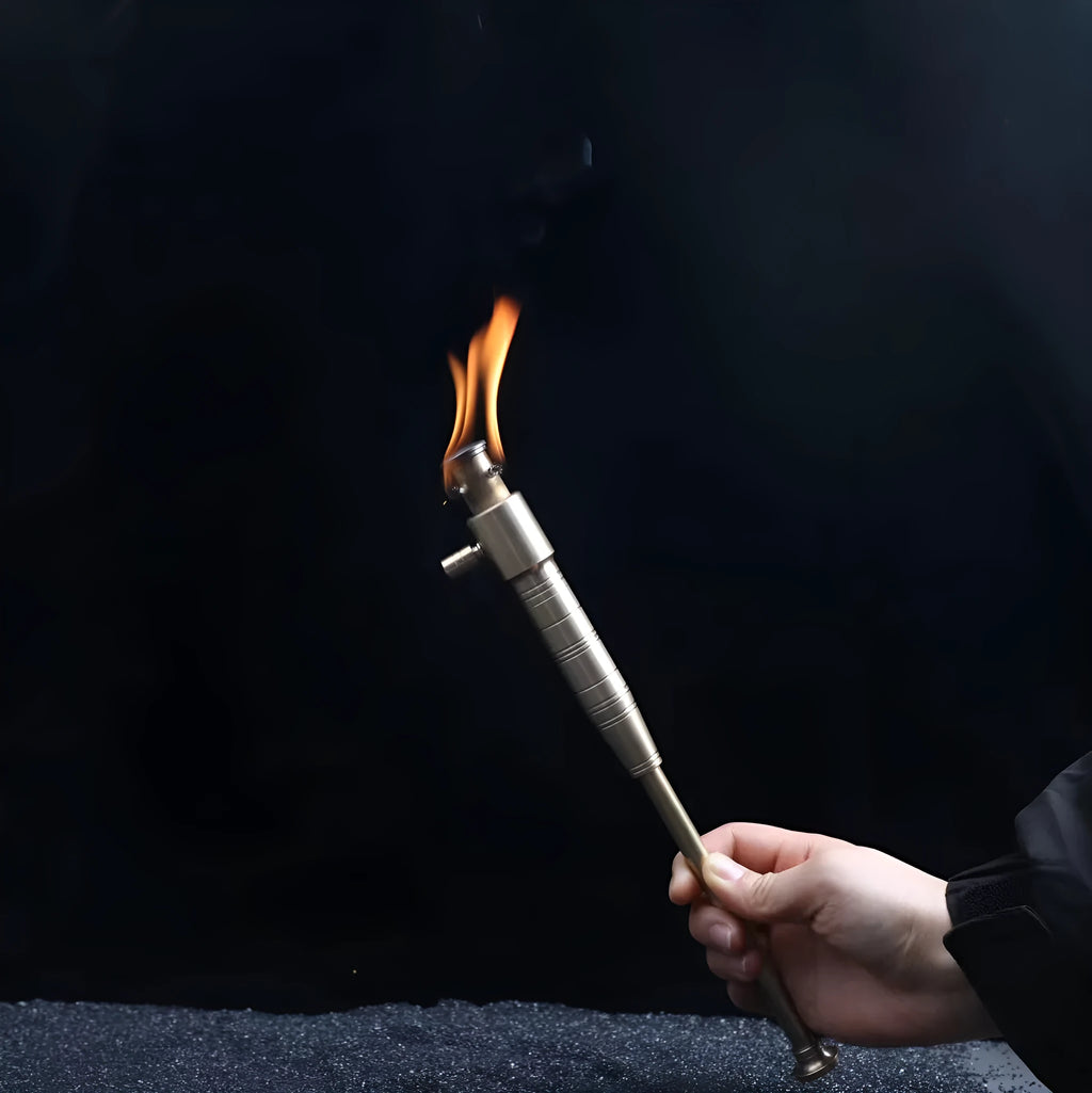 Copper heavy industry outdoor kerosene lighter in special-shaped creative design, large and small sizes
