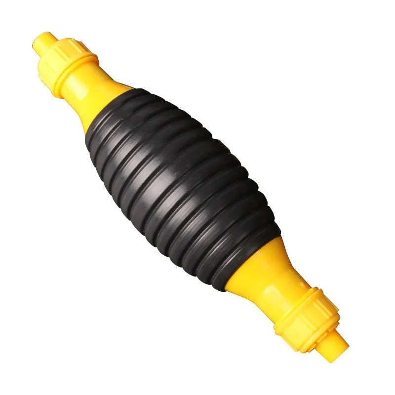 Manual oil suction pipe set with rubber ball pump and multiple pipe length options