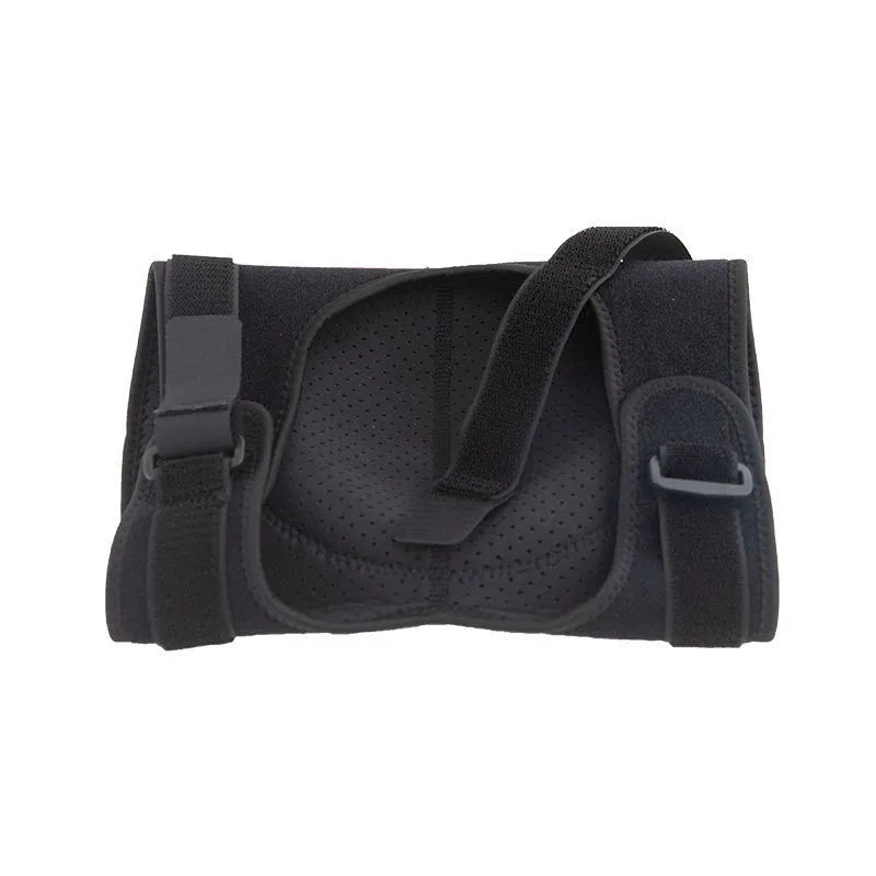 Black non-slip knee pad made of nylon and EVA for basketball running and fitness