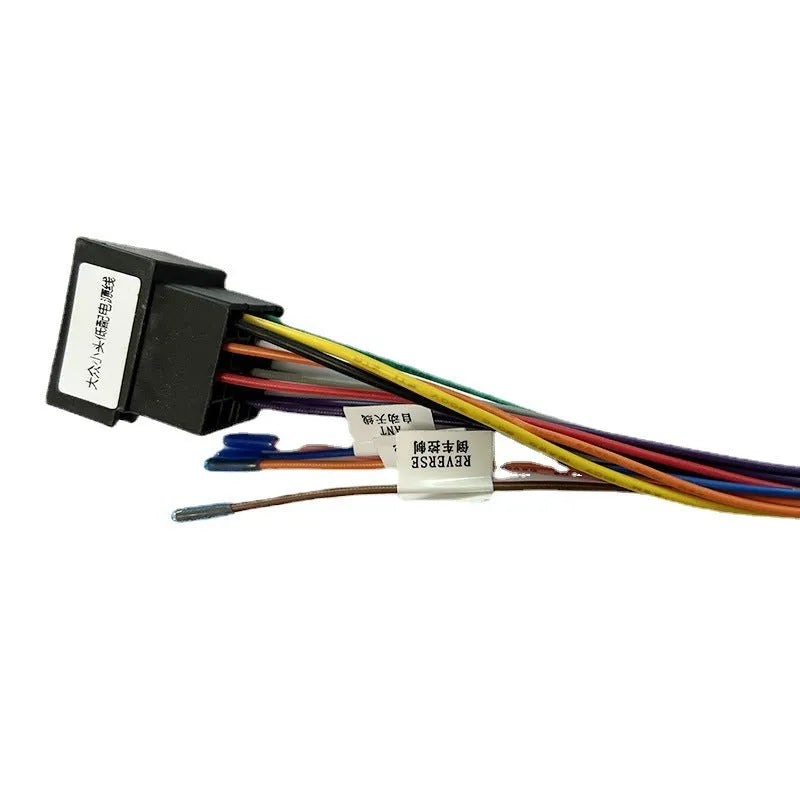 Volkswagen small head low power cord with 16-pin direct plug connector for automotive wiring harness applications