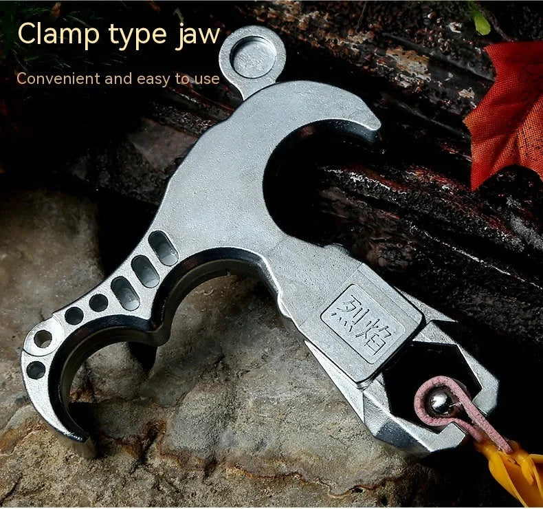 Zinc alloy archery release aid with two-axis harpoon clip for compound bows