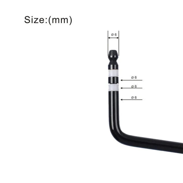Direct plug-in metal tremolo crank arm for guitar in black, blue, gold, and silver colour options.