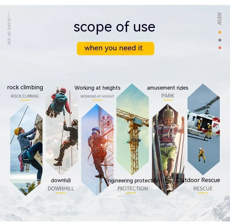 Automatic master lock climbing carabiner in multiple colour options for rock climbing equipment