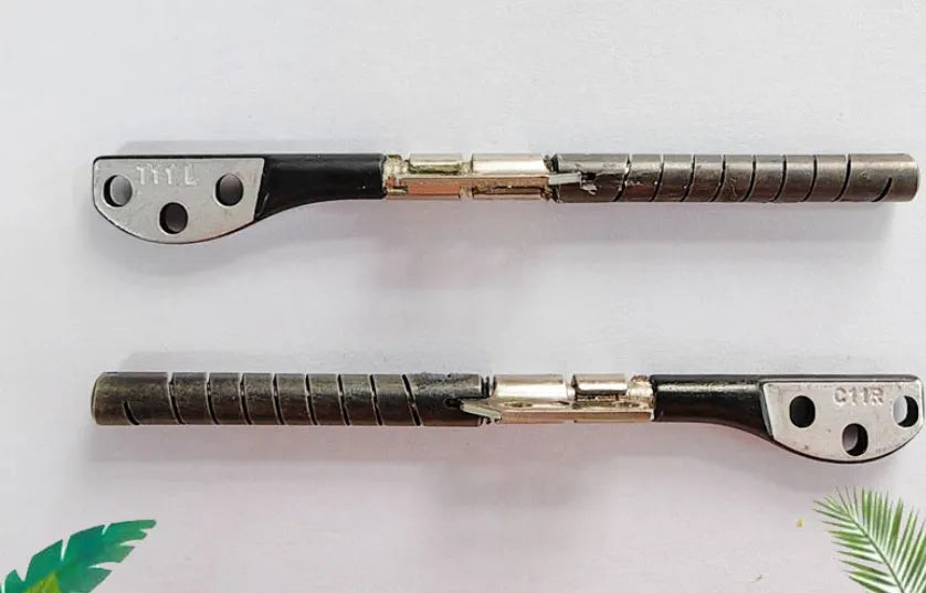 Pair of A1286 replacement screen spindles for MacBook Pro 15-inch laptop repair.